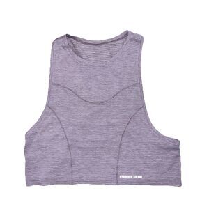 Lululemon x Barry’s Collab Crop Muscle Tank Top Mauve Purple Workout Yoga Size 6